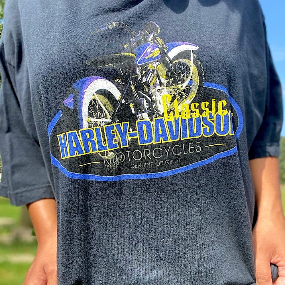 1995 Vintage Harley Davidson top